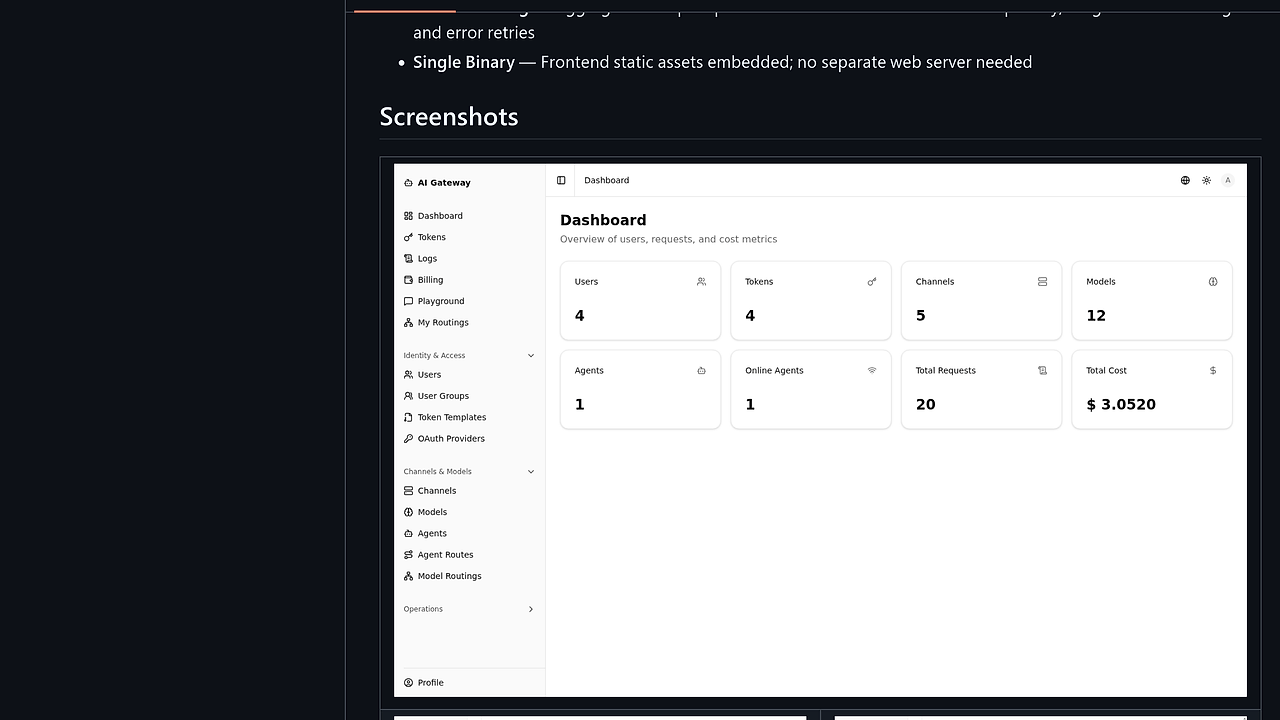 AI Gateway screenshot