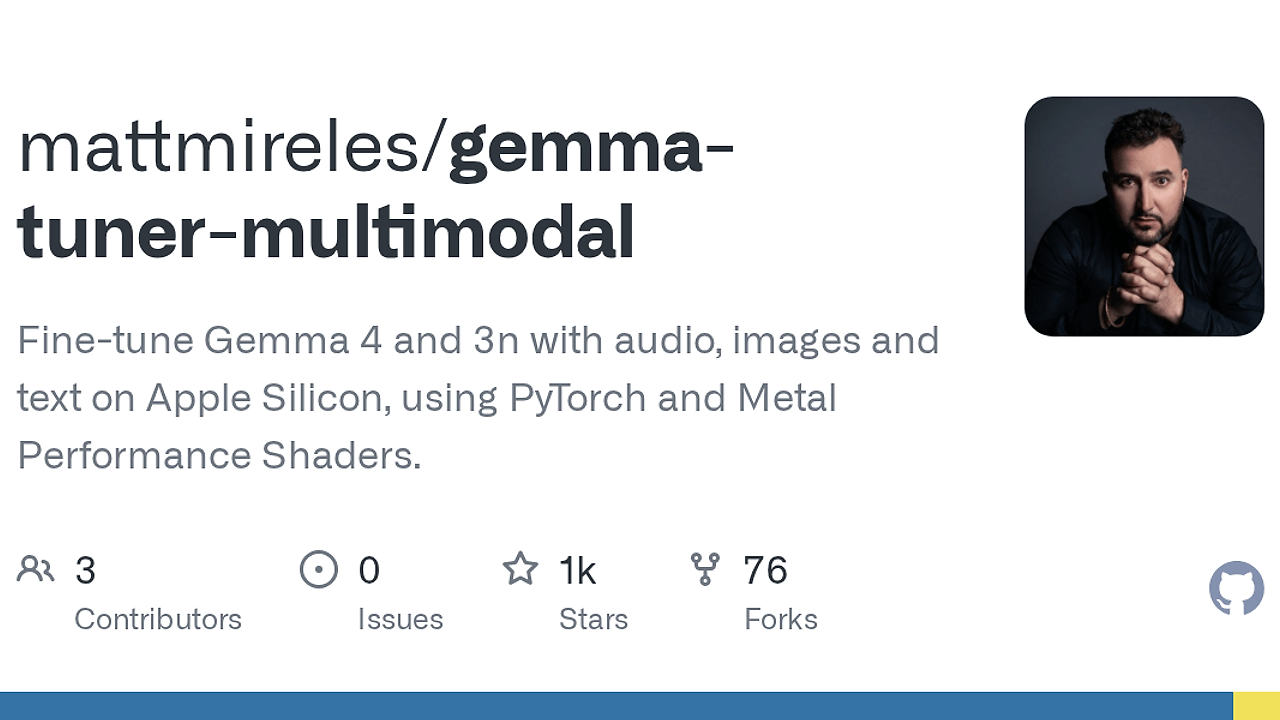 Gemma Multimodal Fine-Tuner — Multimodal LLM Fine-Tuning tool screenshot