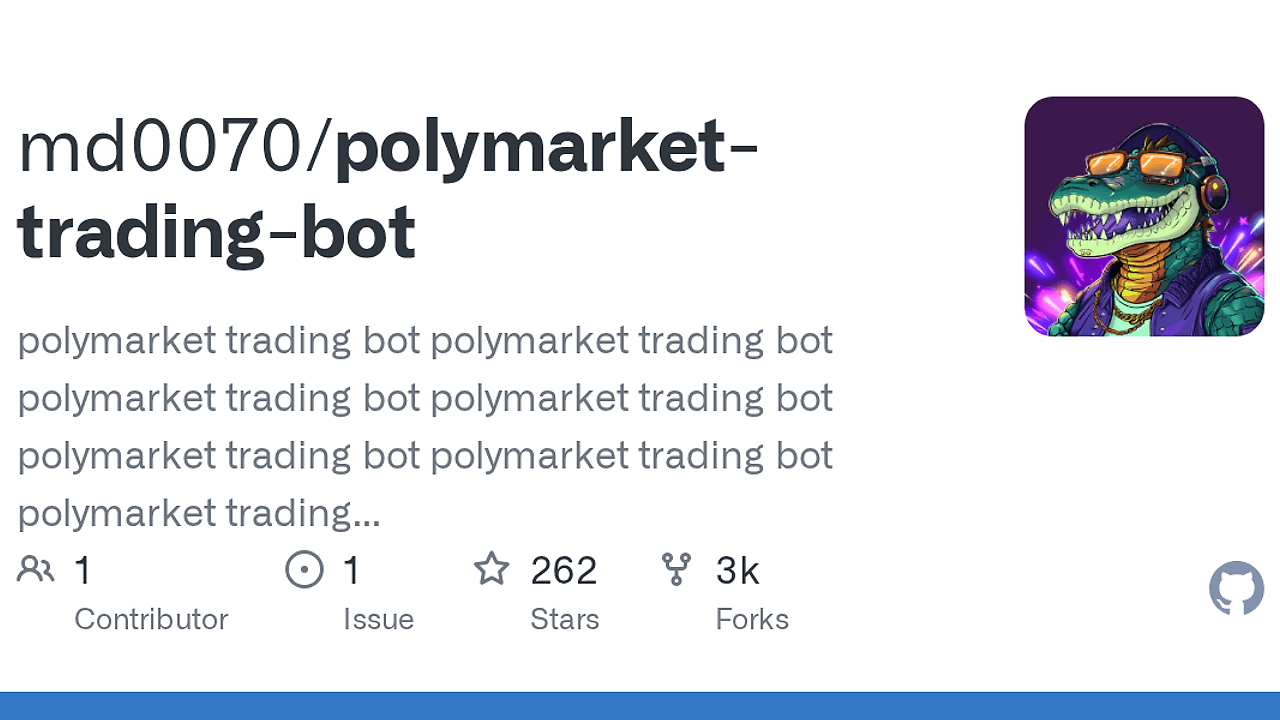 Polymarket Arbitrage Trading Bot screenshot