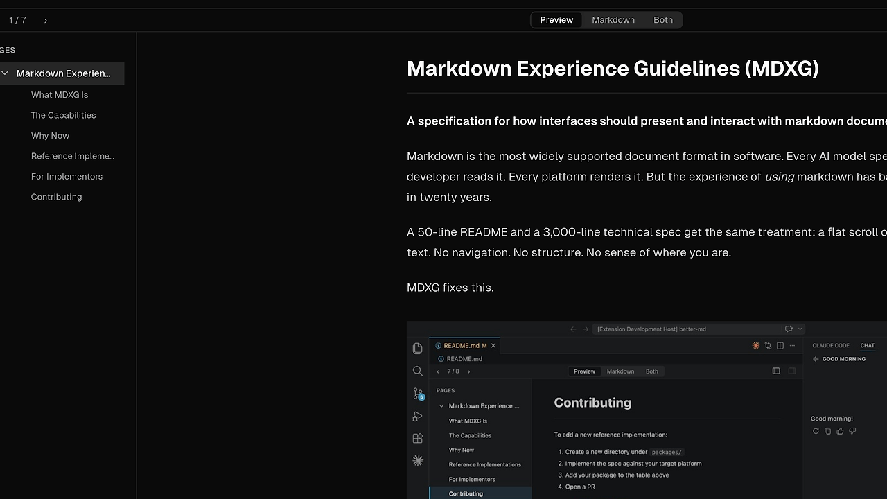 MDXG screenshot