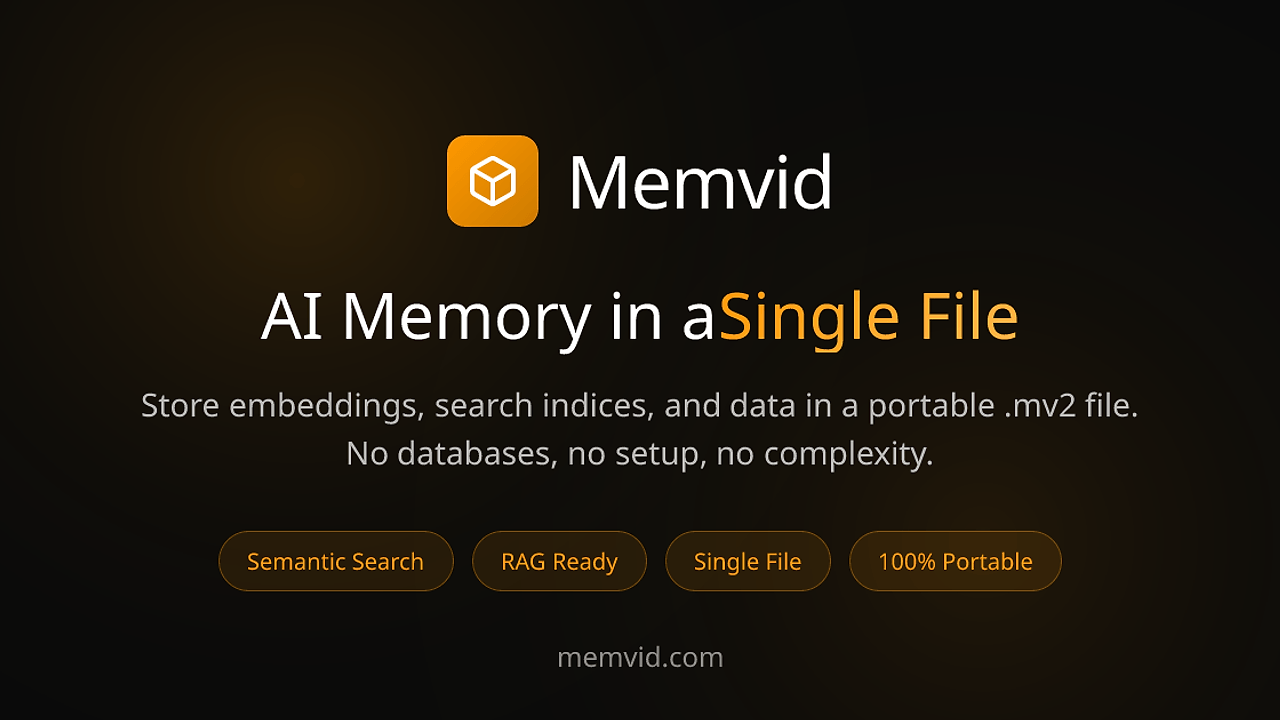 Memvid screenshot