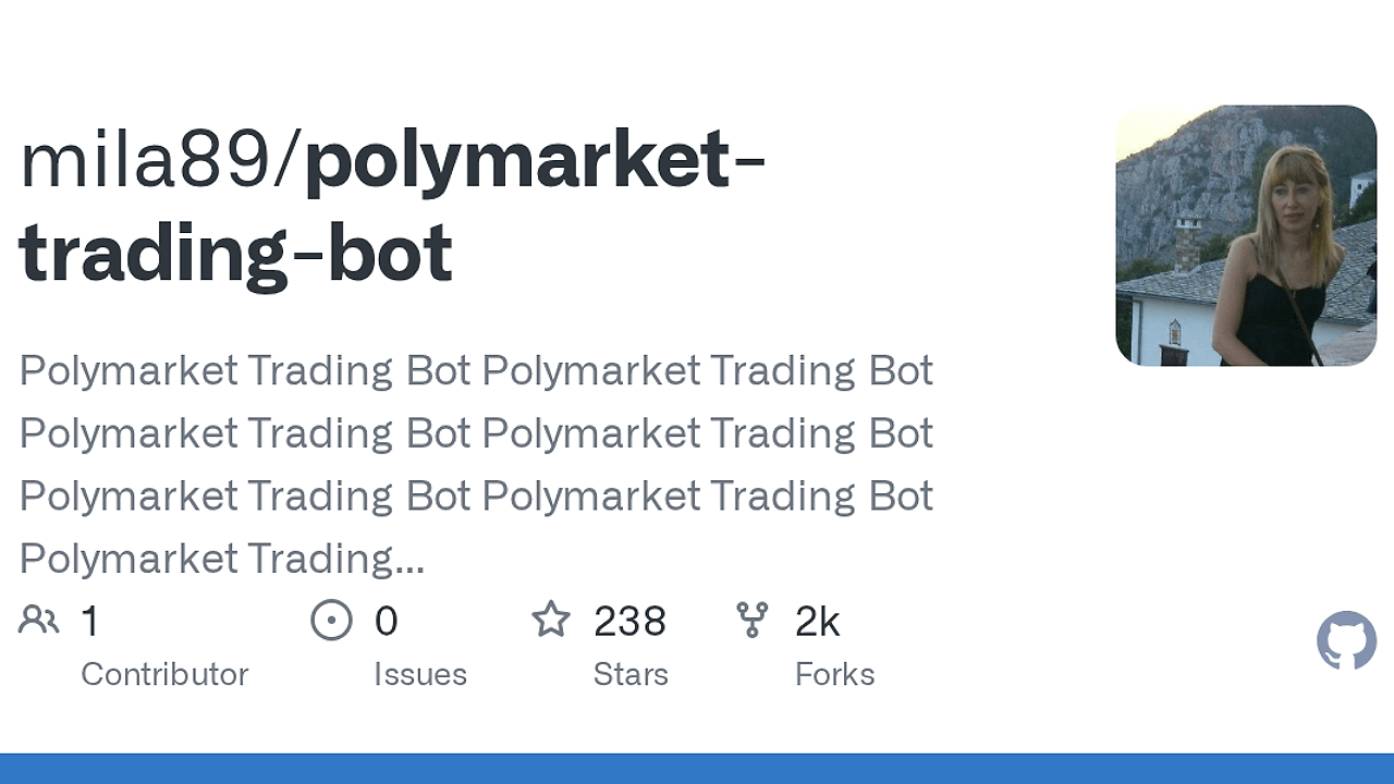 Polymarket Arbitrage Trading Bot screenshot