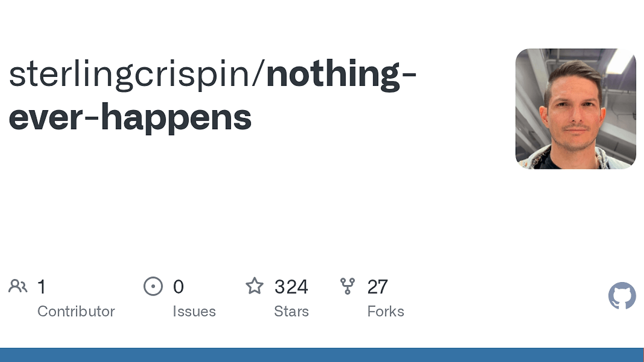 Nothing Ever Happens Polymarket Bot screenshot