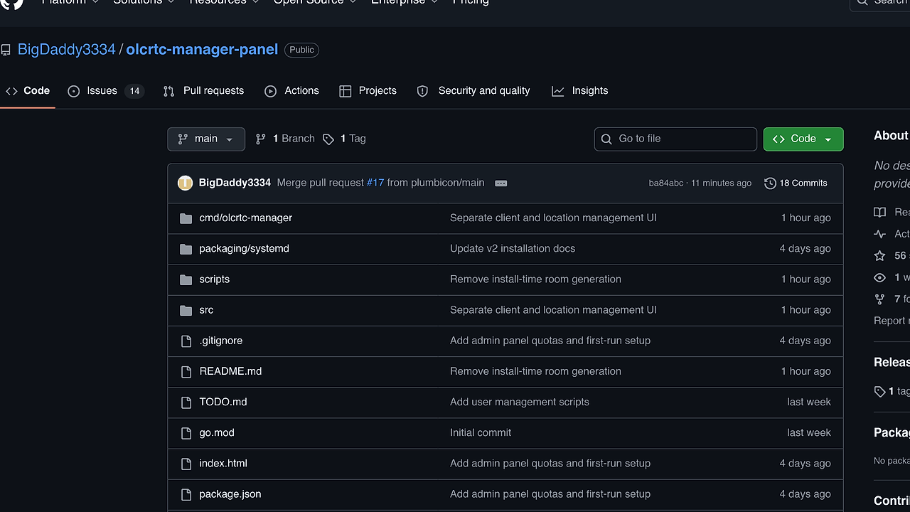 olcrtc-manager-panel screenshot