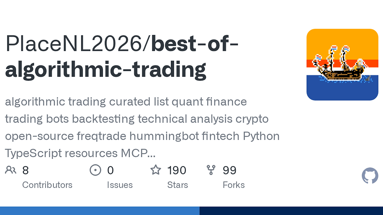 Best-of Algorithmic Trading screenshot
