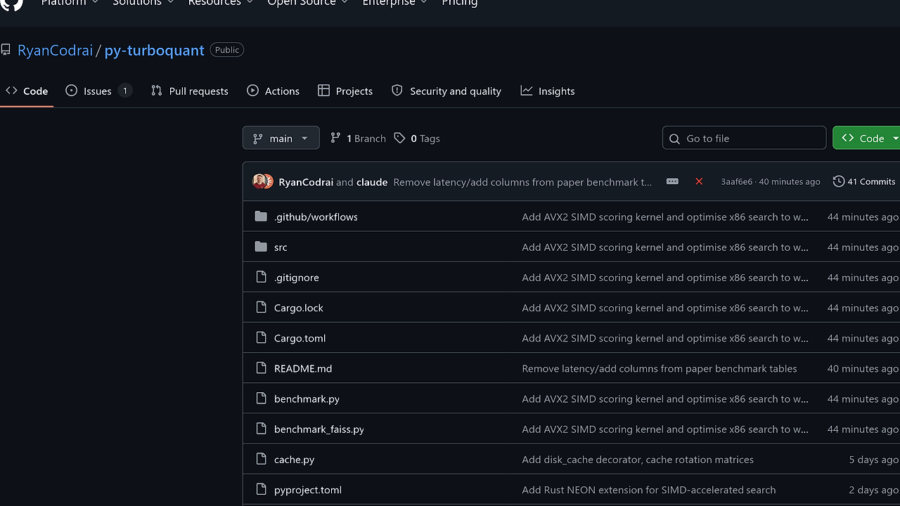 py-turboquant — ANN Indexing Libraries tool screenshot