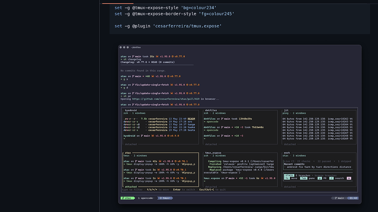 tmux.expose screenshot