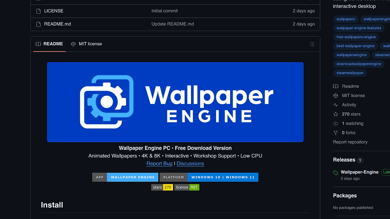 Wallpaper Engine screenshot