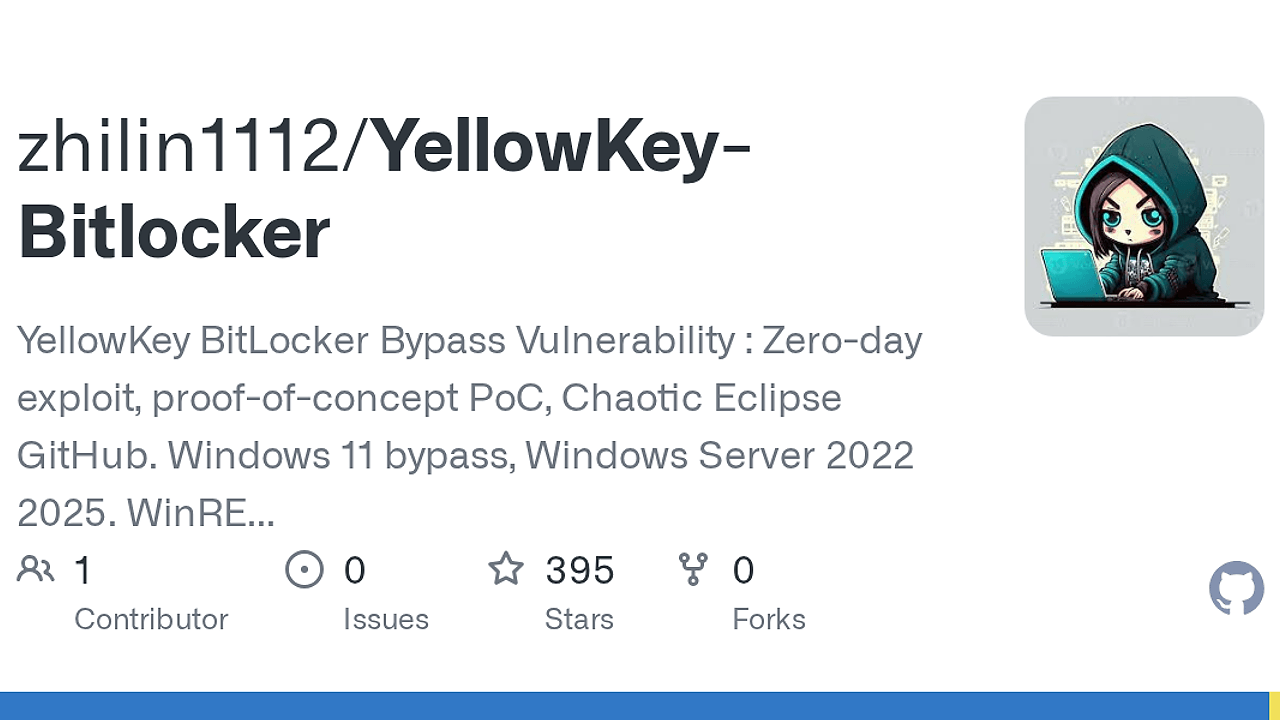 YellowKey-Bitlocker screenshot